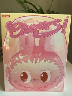 POP MART LABUBU THE MONSTERS Cheers! Double Walled Glass Blind Box NWT